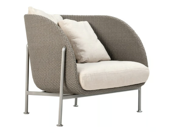 GINA - Polyolefin yarn rope club chair by JANUS et Cie - view 2